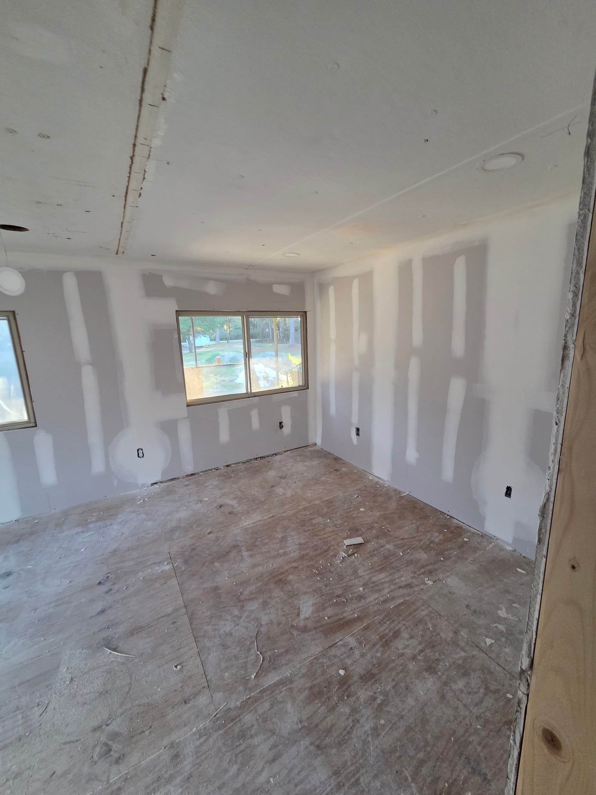 Drywall Installation Completed and Prepped for Painting in Saint Augustine