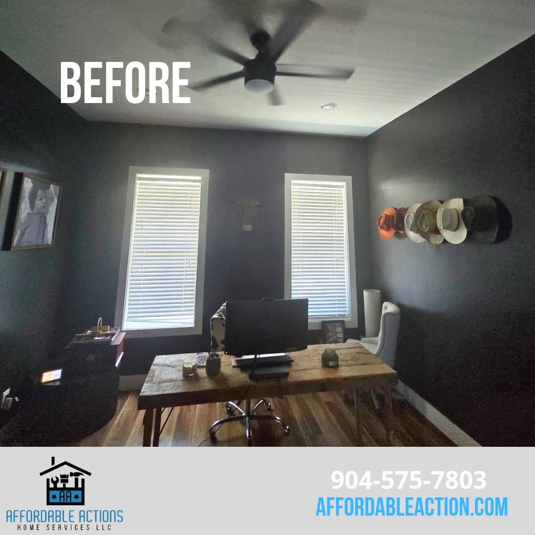 Gallery photos for Interior Painting Transformation in Jacksonville: Image #1